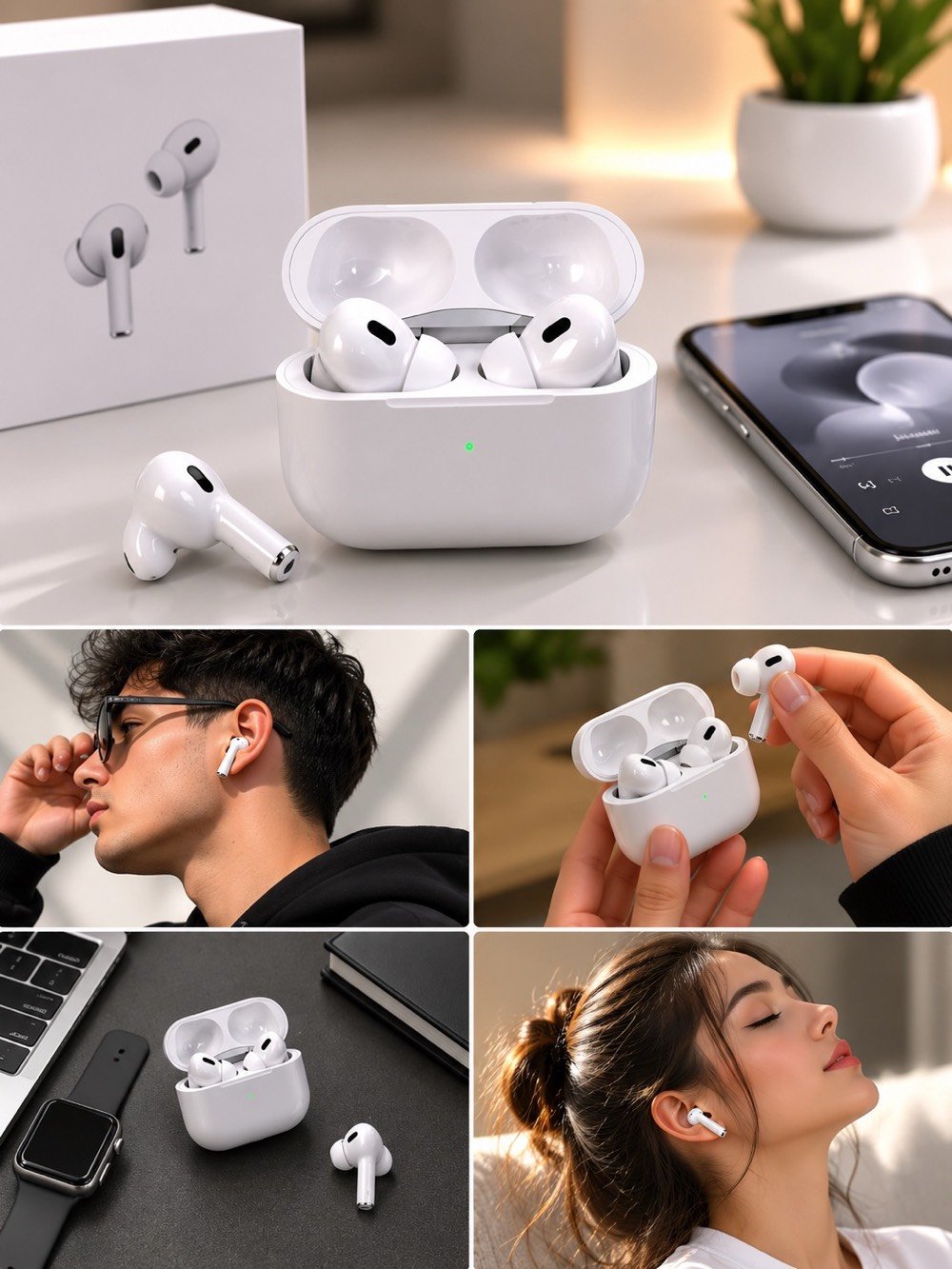 ⁨	� سماعة AirPods Pro ماستر كواليتي

صوت نقي 🎶 وراحة تدوم ✨
مناسبة للاستخدام اليومي وبسعر مميز 🔥
ضمان لمدة سنة كاملة 🔐



💰 السعر: 18,000 د.ع فقط!
(( كلشي بسعر الجملة ))

🚚 توصيل لجميع المحافظات
📞 ***********
📱 Instagram / Facebook: SMART_ZONE.97⁩
#بغداد #سماعات #الكترونيات