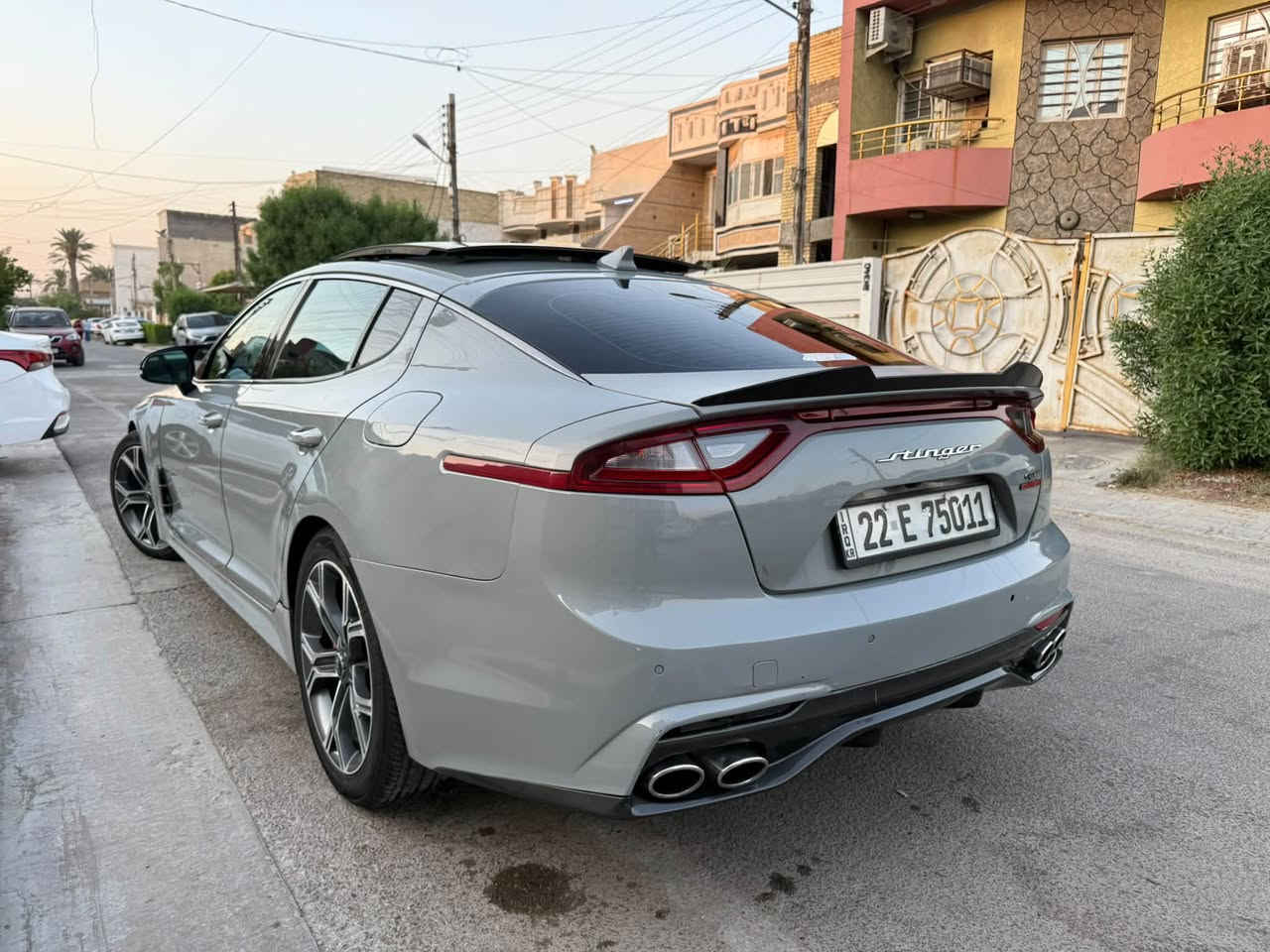 🔥 للبيع كيا ستينكر GT1 موديل 2020 🔥
للبيع او المرواس شعندك نزل 
…
إذا تدور على سيارة تجمع القوة والفخامة والهيبة، هاي الستينكر غير شكل 😎🔥

🔹 محرك 3.3 V6 Twin Turbo
🔹 365 حصان
🔹 دفع خلفي RWD
🔹 گير أوتوماتيك 8 سرعات + Paddle Shifters
🔹 فرامل Brembo
🔹 ويل 20 إنچ
🔹 بانوراما
🔹 LED
🔹 مثبت سرعة
🔹 مواصفات GT1
ماشية 70 الف ميل 
كشنات كهرباء تدفئه تبريد 
سيارة رقم اربيل تحويل ثاني يوم 

📌 حالة السيارة:
السيارة بدون حادث، ضررها كان سرقة فقط، والضرر مقتصر على بابين + جاملغ الايسر 
الشاصي بدون حادث.
***********
بغداد الكرخ 

🔥 3.3 Twin Turbo | GT1 | RWD | 20” | Panoramic
السيارة لمن يعرف قيمة الستينكر 😉
