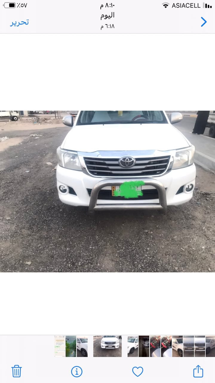 السلام عليكم البيع  فلاونزه مديل ٢٠١٤ رقم بصره تحويل الثاني يوم كير الاتماتيك سياره جديده كير مكينه اكسن شراط سياره بيه جاملق الايسر مبدال بيه بارد باب من جيهه السائق مكفوله من صبغ الشاصي ١٩ سياره تخم تاير جديد سعر ١٨٠ بيه مجال رقم ت *********** ابو حسين

