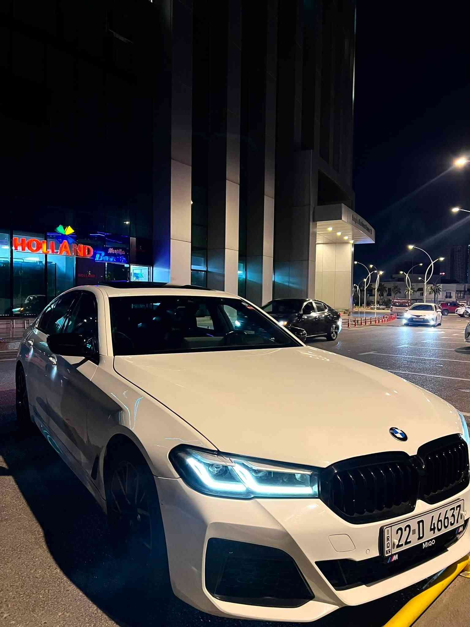 BMW2022 530i
X drive Mبلادي 
فول داتو شو 
سلايد ويلات M
ستيرن دوسات شاشه كله مختم M
شاشه كبيره اشاره باليد
لايتات متحركه 
صندوق كهرباء 
سماعت هارمن كاردون 
كشنات ٧٠٠ جلد 
ماشيه كلش قليل ٣٣ الف 
سياره بيه ٣ قطع صبغ قطعتين بلادي شركه تبديل 
شرط اي دواخل ماكو شاصي لغد كله مكفول بدون داخل
مكان سياره اربيل للاتصال *********** سعر ٢٨٠
