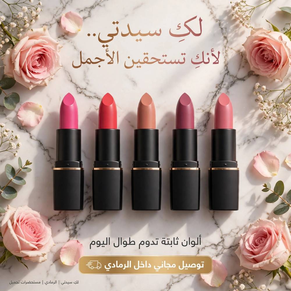 الرمادي • التأميم • مستحضرات تجميل