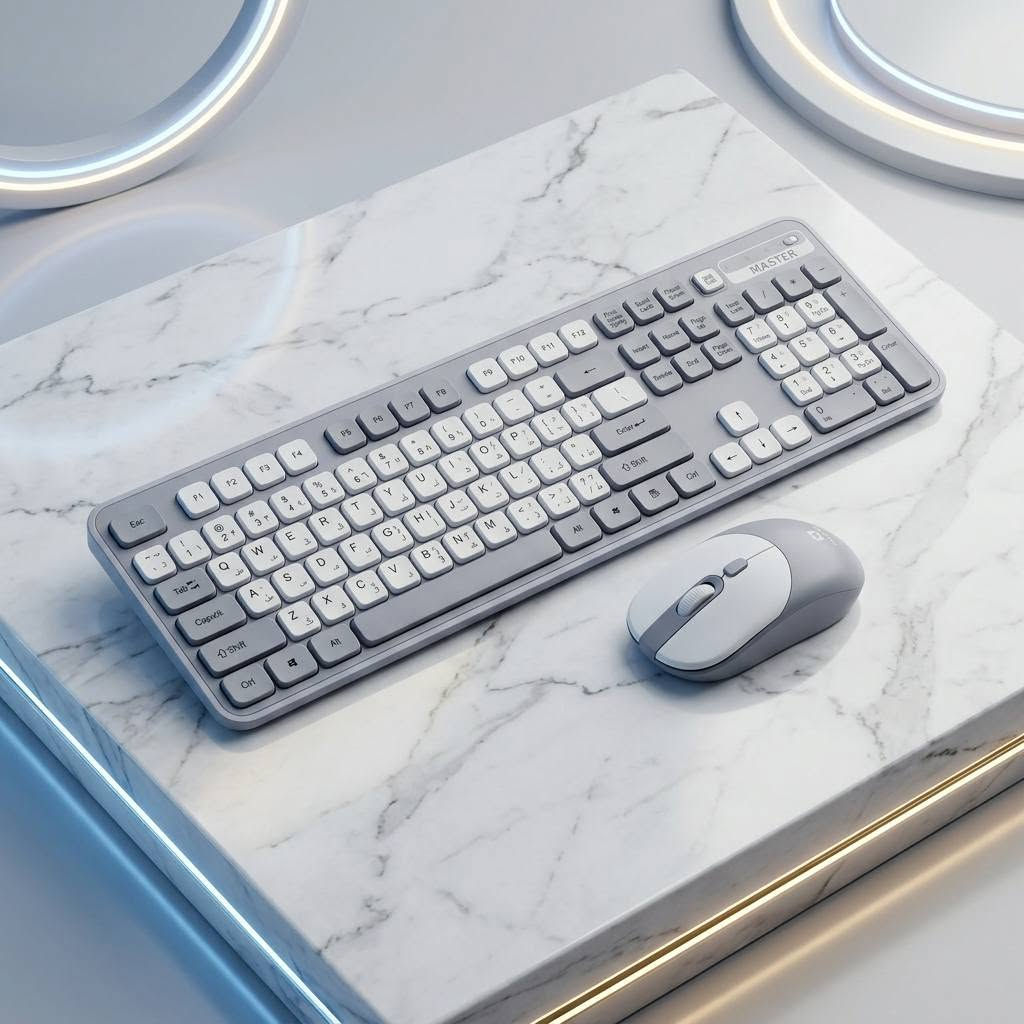 🎮 طقم كيبورد + ماوس لاسلكي — فقط 30,000 د.ع

✨ لاسلكي 2.4GHz — اتصال سريع ومستقر
✨ بطارية وعمل لاسلكي مريح بدون فوضى الأسلاك
✨ تصميم أنيق ومريح للاستخدام اليومي
✨ لوحة مفاتيح عربي + إنجليزي
✨ ماوس لاسلكي بتصميم عصري وخفيف
✨ مناسب للكمبيوتر والعمل والدراسة والاستخدام اليومي

💰 السعر: 30,000 دينار عراقي فقط

🚚 توصيل لجميع محافظات العراق — 5,000 د.ع فقط

📞 للطلب والاستفسار: ***********

📍 العنوان: مركز سونك للألعاب — واسط ـــ الكوت ـــ داموك ـــ قرب صيدلية حسني

نص مكتوب في الصور:
- مركز سونك للالعاب طقم كيبورد وماوس لاسلكي ماستر توصيل لاسلكي 2.4 جيجاهرتز موثوق تصميم صامت للنقرات لمزيد من الهدوء لوحة مفاتيح باللغة العربية والإنجليزية [30 الف] دينار عراقي اطلبه الآن