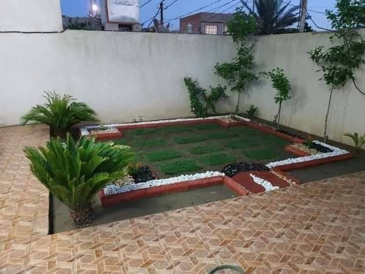 ترتيب الحدائق • حجر ملون • شلالات ونافورات