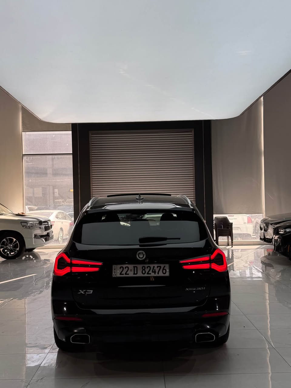 MW x3 
2022 
Driver 
56mil royya 
1 chalx boyaxa babe zhure 
Erbag bas shan 
Naw qayse bilade 
Panorama 
Kamera 
S3r 258

5UX53DP05N9K41306 Raqam shanse 👈 
Lo zanyare zyatr *********** أربيل, العراق
