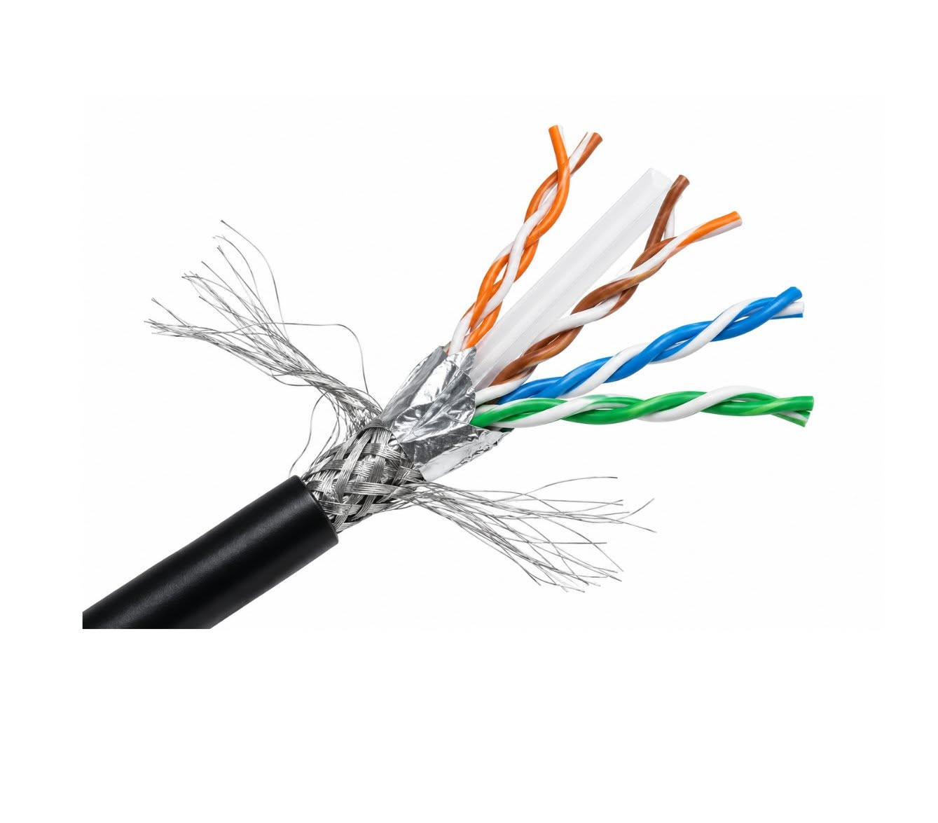 CAT6 SFTP CCA • ٣٠٥م • ١Gbps