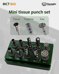 🦷 MCT BIO – Mini Tissue Punch Set  Everything you need for soft tissue...