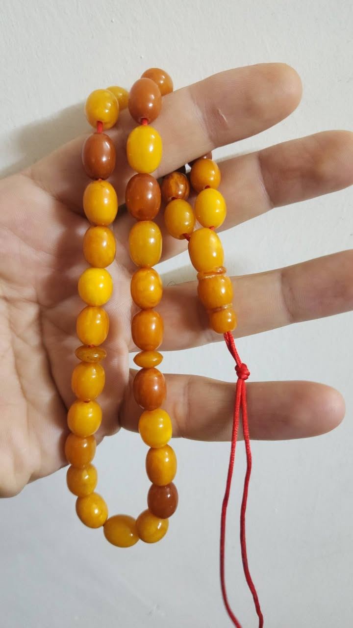 السلام عليكم 
الى عشاق الكهرب الألماني القديم 
الوزن ٢٨ غرام 
٣٣ خرزة
قطعة كفية جميلة ومميزة تستحق الاقتناء 
للإستفسار متوفر واتساب 
***********
الرجاء من الاخوان الما عنده خبر بالكهرب الألماني 
خلي يعبر المنشور 
تحياتي للجميع
