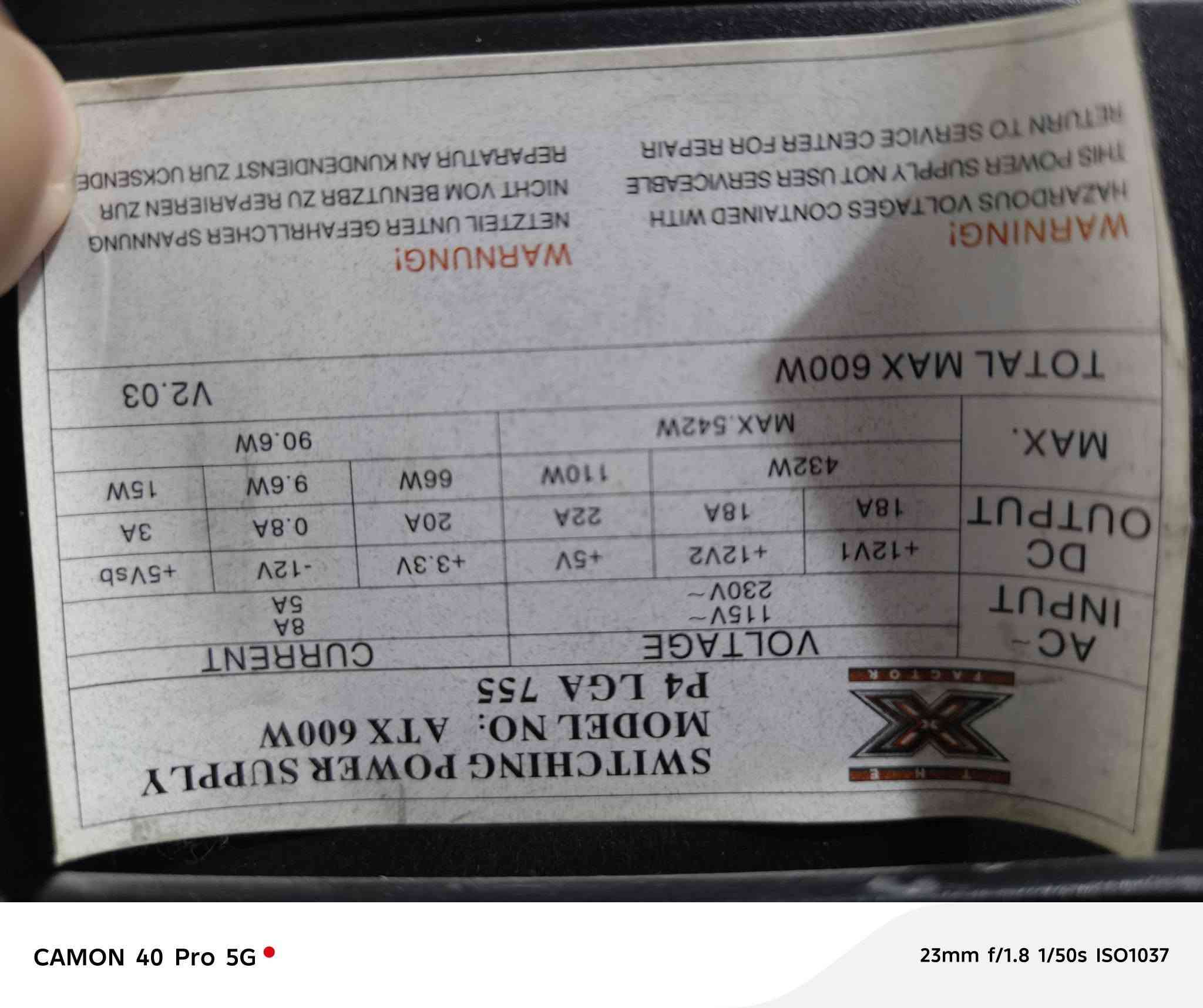 السلام عليكم PC GAMING للالعاب المتوسطه والقويه على اعدادات منخفضه 
‏مواصفات ال PC:
‏CPU : I5 3570
‏RAM : 8 DDR3
‏GPU : GTX 1050 TI 4GB MSI
‏PSU : 600W
‏STORAGE : SSD 120GB Lexar + SSD 240GB Kingston + HDD 500GB + HDD 230
‏يعني اربع هاردات 2 SSD و 2 HDD
‏
‏الملحقات:
‏شاشة LG حجم 19 75Hz
‏ماوس كيمنك RGB
‏ماوس باد Battelfeild
‏وكيبورد كيمنك RGB
‏UPS 850 Tiger بحاله ممتازه استخدام بسيط
‏السعر 375 وبي مجال حك الجيه للتواصل ***********
‏الاستفسار عن باقي التفاصيل واتساب على الرقم اذا تريد اصورلك الالعاب واداء الجهاز
‏والي ما يعرف الاسعار لا يجي يعلق ويقطع ارزاق العالم 
‏ابحث على اسعار القطع وتعال سولف 
‏ملاحظه / ما عـــنـــدي توصــــيــــل
