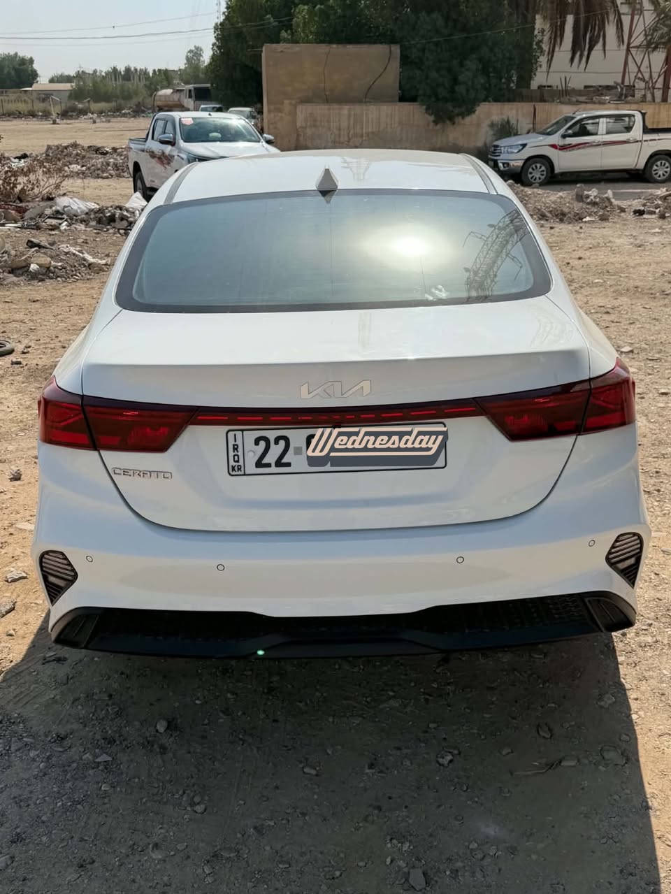 سيراتو ٢٠٢٤ 
رقم اربيل
سياره ماشية ٤١ الف كم
محرك ١٦٠٠ 
مواصفات معروفه 
شاشة 
كامره
تخم تاير جديد
كفالة عامة 
٤ رصعات بالقماره وحده بالجنطه 
للاتصال
***********
السعر : 158 
غير متواجد على الفيس بوك اتصال فقط
المكان / واسط العزيزية
