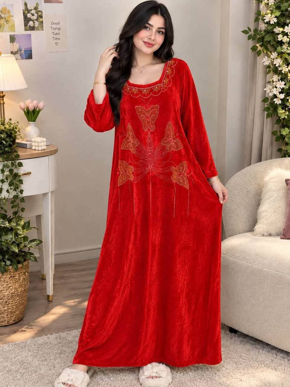 دشداشة • مخمل • مقاسات L/XL/XXL