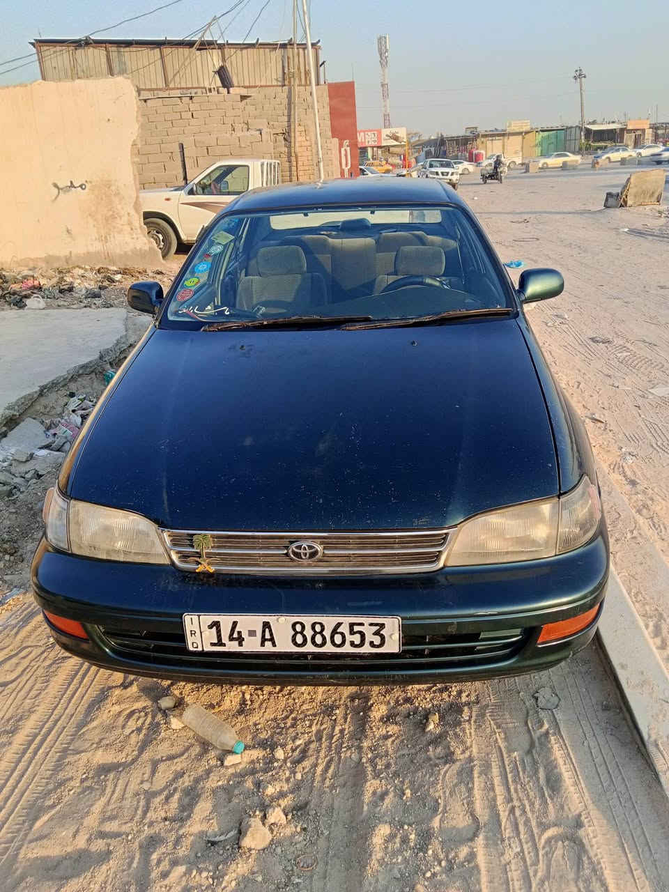 سلام عليكم كرونا مديل 92السياره جاهزه من كلشي مكينه كير حداده تخم تاير رقم بصره جديد سنويه 30
السياره جديده مال بيت السعر 45وبيه مجال حك الجيه 
مكان السياره البصره زبير ***********
