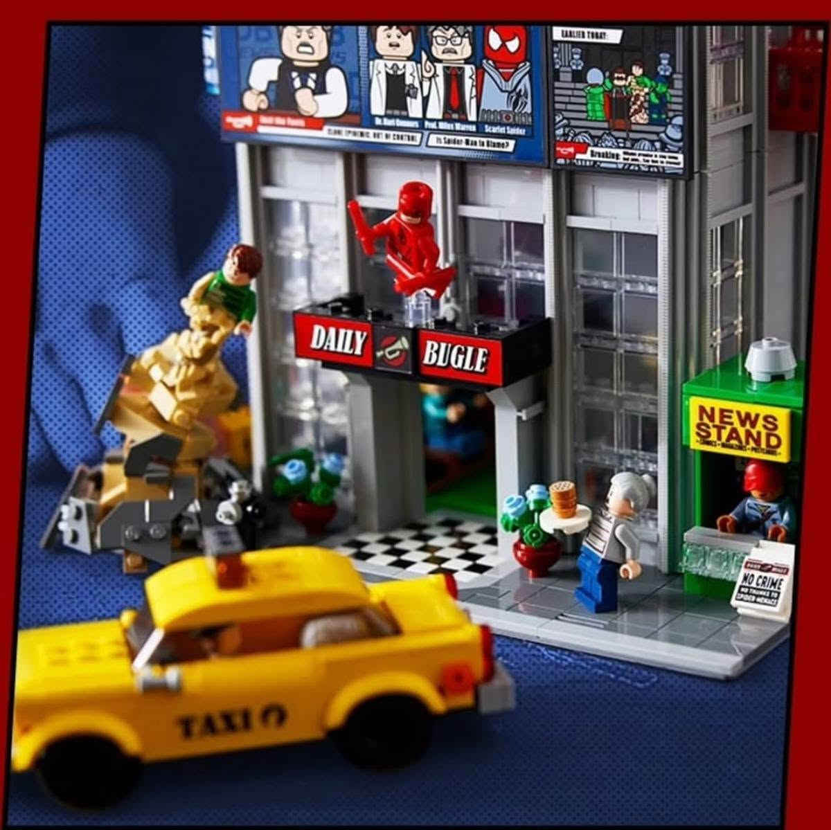 🏙️️ مجسم مبنى صحيفة ديلي بيوغل - سبايدرمان (Marvel Spider-Man: Daily Bugle - NO.76178 / 6088) 🗞️🕷️🏙️💥✨

​🧩 عدد القطع: 3,772 قطعة  
​📐 الأبعاد: الارتفاع 82 سم × العرض 27 سم × العمق 27 سم
 
​👶 العمر المناسب: +18 سنة  
​👥 المحتويات: يتضمن 25 مجسم مصغر (Minifigures) لشخصيات مارفل وسبايدرمان الشهيرة (مثل سبايدرمان، جين أورد، دكتور أ octopus، ونغ، فينيوم، كارنيج، وديدبول، بالإضافة إلى سيارة تاكسي نيويورك الصفراء).  
للطلب والاستفسار ***********
