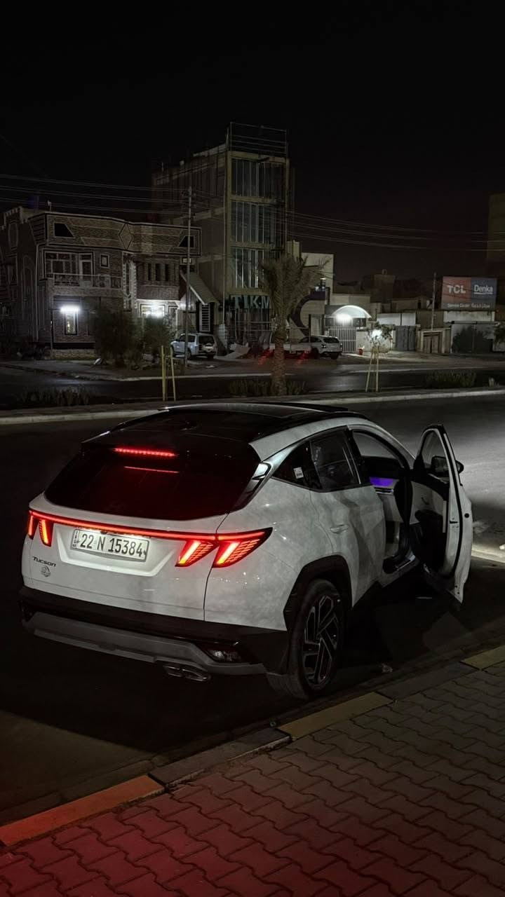 السلام عليكم 
توسان 2025 بنوراما 
خليجي فول vip
كفاله عامه حتى الدعاميات 
مكينه 2000 
5 كامرات 
رادارات جانبيه 
كشنات تدفئه تبريد
توقف ذاتي
سايد بريك بصمه 
كشنات كهرباء
جنطه كهرباء
4 انظمه قايده 
رادارات خلفيه 
رقم اربيل بأسم شركه 
مكان السياره بالنجف
السعر 238 وبيه مجال للشراي
للاستفسار ***********
