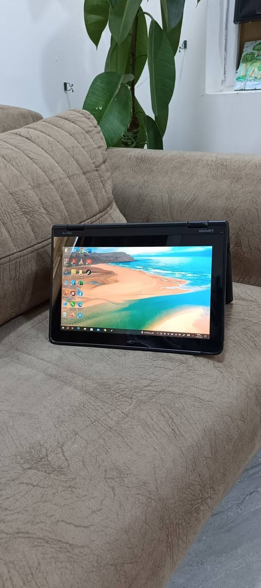 لابتوب للبيع lenovo 11e الاصلي وليس كروم 
الجيل السادس ( لمس وقلاب يعمل بثلاث وضعيات) 
بي ضرر بسيط بالزاوية بالگفر 
مستعجل جدا على بيعته ويلي ما يعرف يثمن ليكسر بالسعر وشفتو شغله ونظافته بالفيديو 
السعر 150 وبي مجال
*********** 
مكاني الرمادي المركز
