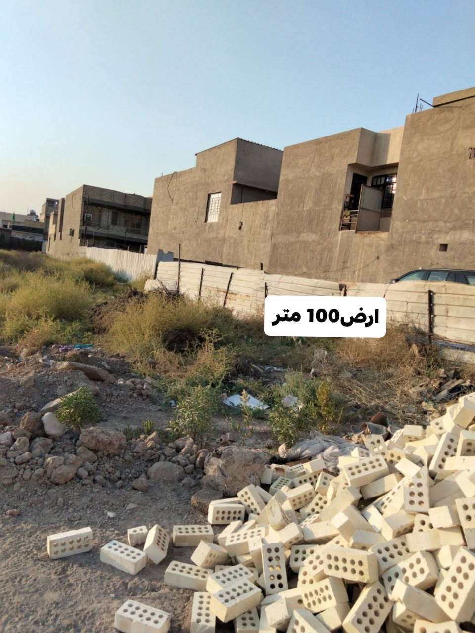 توفرت قطعتين ارض الاولى 60 متر واجهة 5 نزال 12 سعر #20_مليون ترهم دفعات وتقسيط
الثانيه 100 متر واجهة 5 نزال 20
 سعر #43_مليون ترهم دفعات وتقسيط
الزعفرانية شارع الربيع محلة 961 كاع بيت البياع
عائدية الارض زراعي 25 ملك صرف 
الخدمات ماء كهرباء مجاري 
للاستفسار مكتب الربيع*********** متوفر واتس اب

نص مكتوب في الصور:
- بيت بنيه ارض 60 متر
- ارض 100 متر
- من ضمن المنطقة