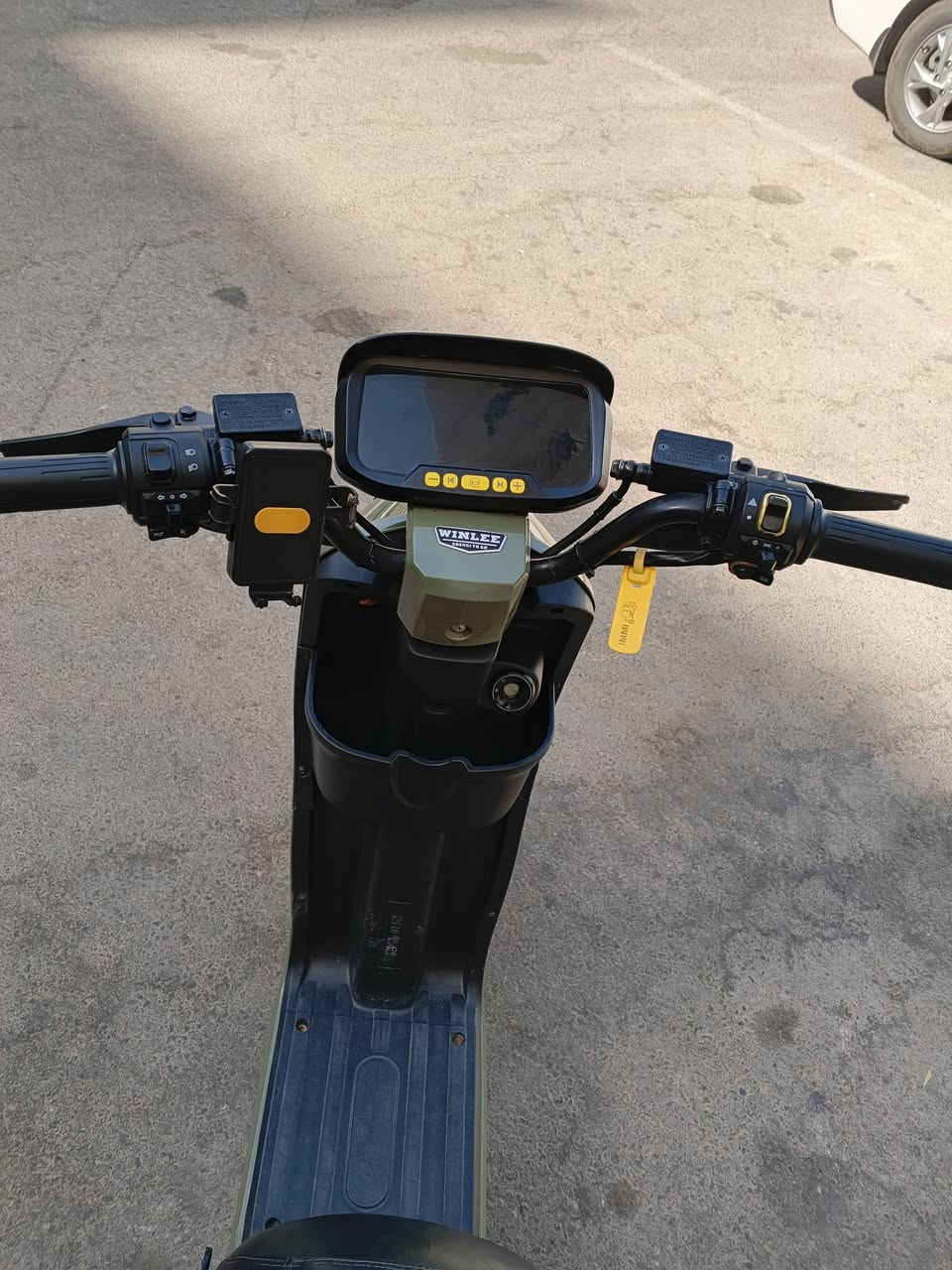 5بطاريات ونلي 16 امبير
بي هورن دبل اشاره اشاره يمنه يسره يعني دراجه نقصهه الوحيد نضام البگ اما الباقي شغاال ونضيف مكاني بسمايه للاستفسار *********** السعر 450
