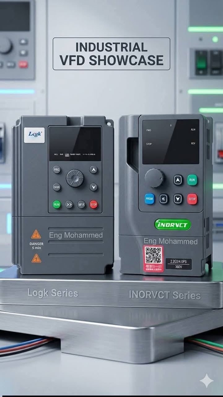 تجهيز وصيانة..... , انفيرترات صناعية VFD
ئامادەکردن و چاککردنی VFD – AC Drive (ئینڤێرتەری پیشەسازی)
AC DRIVE  VFD Inverter انفيرتر صناعي 
🔥 ودّع مشكلة نقص الفيز وضعف التشغيل!
⚡ AC Drive VFD – يحوّل 220 سنكل إلى ثري فيز باحترافية
ويوجد ايضا ثري فيز 380 إلى ثري فيز 380
حتى لو الكهرباء سنكل فيز أو يصير نقص فيز، الدرايف يجهّز ثري فيز ثابت لتشغيل مضختك بدون مشاكل.
💧 مثالي لمضخات الآبار والري ومضخات الإطفاء والتبريد ،  وغيرها
🚀 تشغيل تدريجي يحمي المحرك من الصدمة
🛡 حماية ذكية من الحمل الزائد وخلل الفولت
🎚 تحكم بالسرعة لتوفير الكهرباء
🔧 يقلل الأعطال ويطوّل عمر المضخة
يستخدم للمضخات ، كوبريسر ، مكائن صناعية مكائن عجانات مكائن CNC ، مصاعد كهربائيه وغيرها
حل عملي… أمان عالي… وأداء مستقر ✔️
🧿 متوفر ة الأحجام من 0.75kw إلى  11kw, 7.5kw حالياً 
ونوفرلك اي حجم تحتاجة خلال أيام.
🧿 برمجة - تجهيز 

📩 راسلنا لمعرفة الأحجام والأسعار المتوفرة

المهندس م.م.محمد ***********
كربلاء المقدسة - العراق ..

#vfd
#inverter
#single_to_3phase
#انفيرتر_صناعي.
#مغيرات_السرعة:

ئامادەکردن و چاککردنی VFD – AC Drive (ئینڤێرتەری پیشەسازی)

🔥 لە کێشەی کەمی فاز و لاوازی کارکردن ڕزگارت دەکات!

⚡ AC Drive VFD کارەبای 220V یەک فاز دەگۆڕێت بۆ 380V سێ فاز بە شێوەیەکی پیشەسازی.

هەروەها جۆری 380V سێ فاز بۆ 380V سێ فازیش بەردەستە.

ئەگەر کارەبات یەک فاز بێت یان فازێک بڕوات، VFD سێ فازی جێگیر دابین دەکات بۆ کارکردنی مۆتۆرەکەت بەبێ کێشە.

✅ گونجاوە بۆ:

پەمپی بیر و ئاودێری

پەمپی ئاگرکوژێنەرەوە

سیستەمی ساردکردنەوە

کۆمپرێسەر

ئامێر و مەکینە پیشەسازییەکان

مەکینەی خەمیر

CNC

ئاسانسۆر و زۆر شتی تر

🚀 دەستپێکردنی نەرم (Soft Start) 🛡 پاراستن لە باربەزیاد و کێشەکانی ڤۆڵتاژ 🎚 کۆنترۆڵی خێرایی بۆ کەمکردنەوەی بەکارهێنانی کارەبا 🔧 کەمکردنەوەی خراپی و زیادکردنی تەمەنی مۆتۆر

✔️ چارەسەرێکی باوەڕپێکراو، ئاسایشی بەرز و کارایی جێگیر.

📦 قەبارەکان بەردەستن لە 0.75kW تا 11kW، و 7.5kW ئێستا ئامادەیە. هەر قەبارەیەکت پێویست بێت، لە ماوەی چەند ڕۆژێک دابین دەکرێت.

🛠 خزمەتگوزاری:

بەرنامەڕێژی (Programming)

ئامادەکردن

چاککردن

📩 بۆ زانیاری لەسەر نرخ و قەبارەکان پەیوەندیمان پێوە بکە.

ئەندازیار: م.م. محمد 📞 ***********

📍 کەربەلای پیرۆز – عێراق

#VFD #Inverter #Single_to_3Phase #ئینڤێرتەری_پیشەسازی #گۆڕەری_خێرایی

