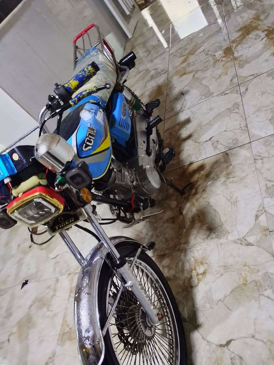 سلام عليكم دراجه تايكر مديل 23 كفاله من كلشي دراجه جديده سعر 600وبيه مجال مكان بابل ‏‪***********‬‏
