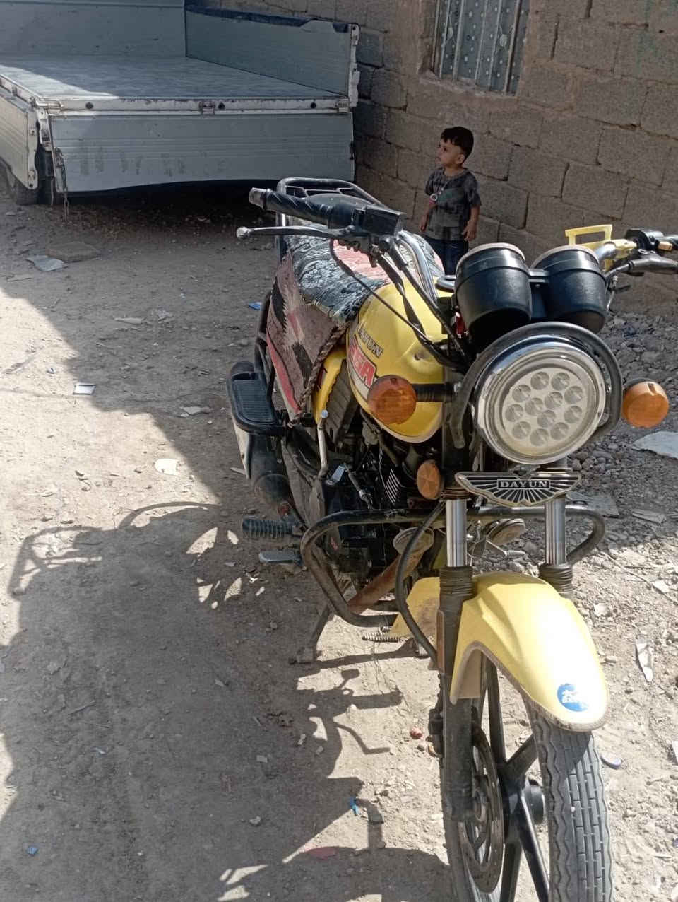 سلام عليكم
دراجه دايون نفخ موديل 2022
محرك 200
اوراق اصولي مكفوله كفاله عامه 
سعر.        1550وبيهه مجال 
العنوان كربلاء المقدسة قرب گنطرت سلام 
الاستفسار //***********
