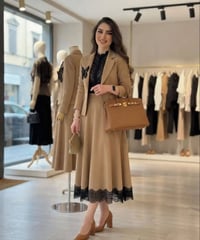 طقم تنورة وسترة • تركي • مقاس 38-48