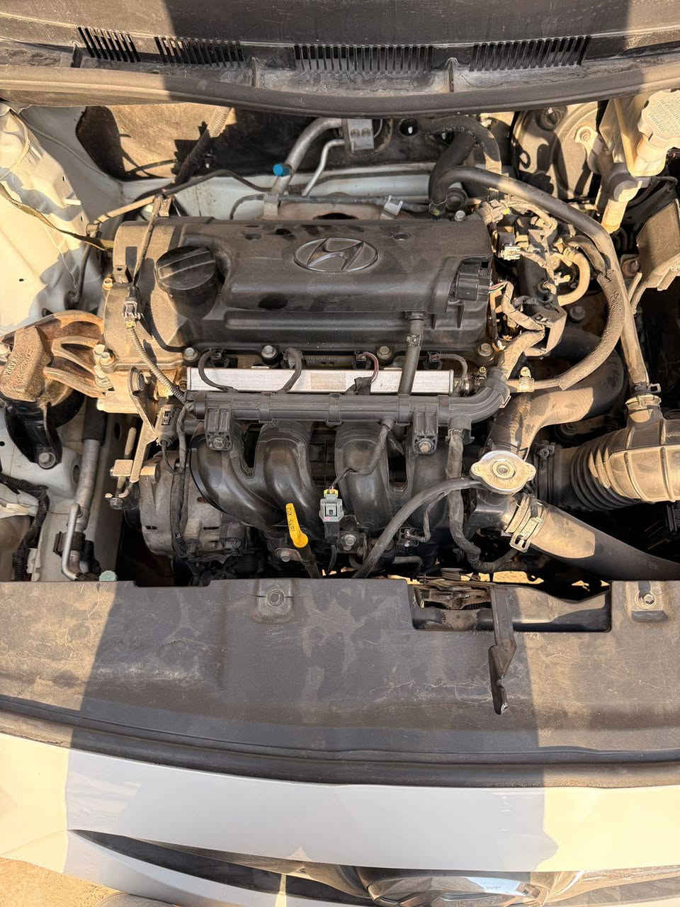 سيارة اكسنت موديل 2014 خليجي محرك دوش 1400cc السيارة كفالة عامة كير و محرك وحادث  سنوية 2026 نافذة رقم ميسان   راعيها بالعمارة...
السيارة الداخل عسلي 
تحكم ستيرن 
كهربائيات كلها شغالة
 بيها فقط  شخط  موضح بالصورة الأخيرة ومرشوش على كد الشخط
السعر 79 وبيها مجال أو مراوس بسوناتا مقدس
مكان السيارة بغداد حي اور
 للتواصل واتساب
                                                        ***********
