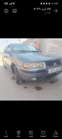 عدي سياره سمند فرنسي الصلي موديل ٢٠٦ تبريد وكير جيد جدا سعر ٣٣ ورقه بغ...