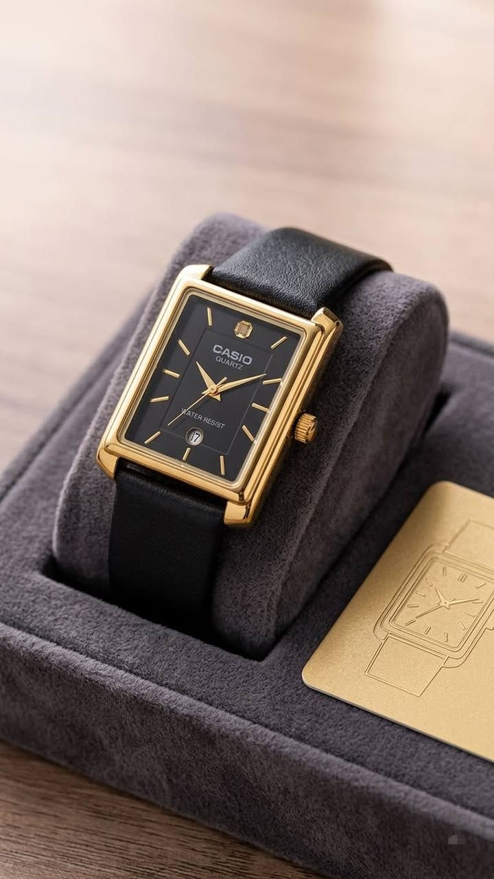 ⌚ ساعة كاسيو (Casio) الملكية🤎 
​التصميم: مستطيل فاخر.
​الجلد: مختوم ومقاوم للتآكل.
​الطلاء: ثابت 100%.
​الماء: مقاومة للماء 💦.
​الجودة: عالية جداً.
​💵 السعر: 20 ألف بس.
🚚 التوصيل: مجاني 💯.

​📥 للطلب: أرسل رسالة فوراً!
واتساب ***********
