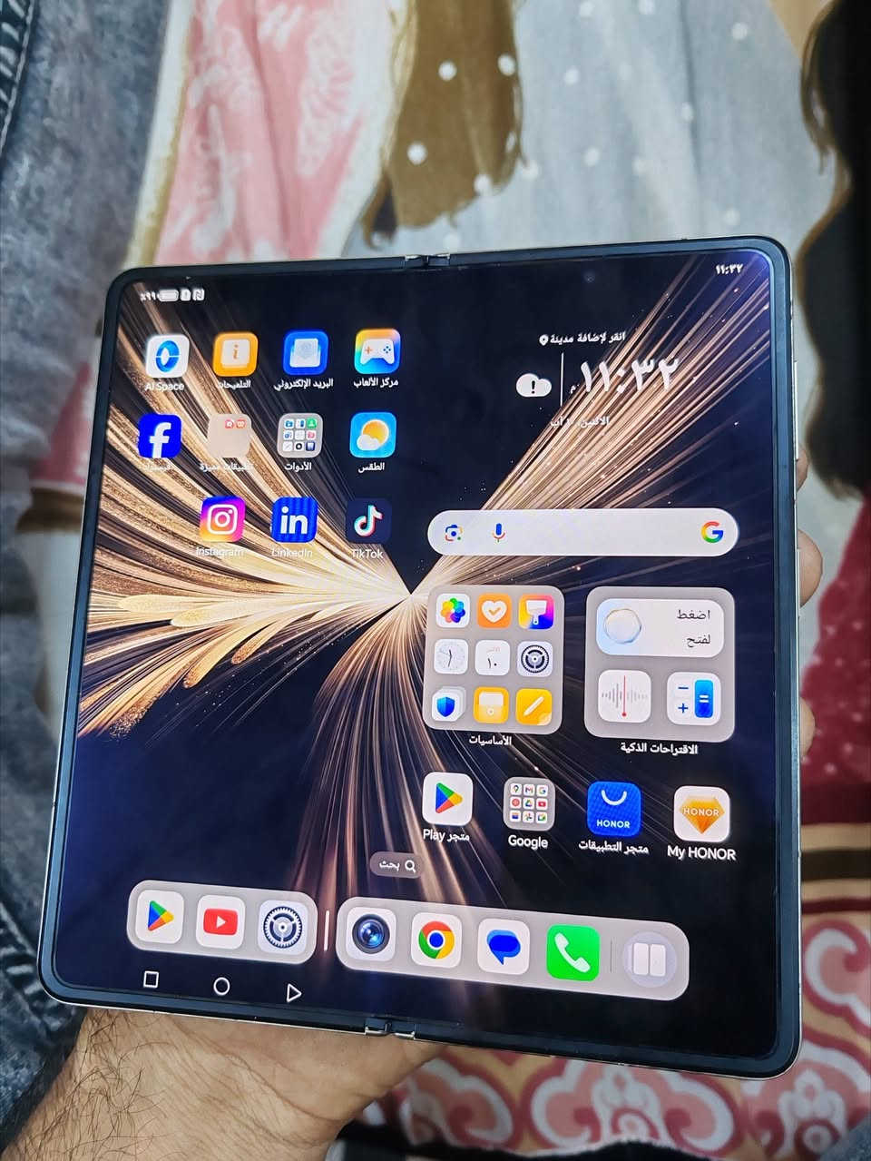 هونر ماجكv5 جهاز متكامل نضافة1000بال100 وفول مواصفات ذاكره 512بطاريه عملاقه بقدرة5850السعر مليون و350الف قفل مكاني بصره القديمه مقابيل مجمع وازياء هاجروهاذ رقمي***********علما ان الجهاز فقط بدون ملحقات تحياتي توصيل ماعندي تجي تاخذه من بيتي
