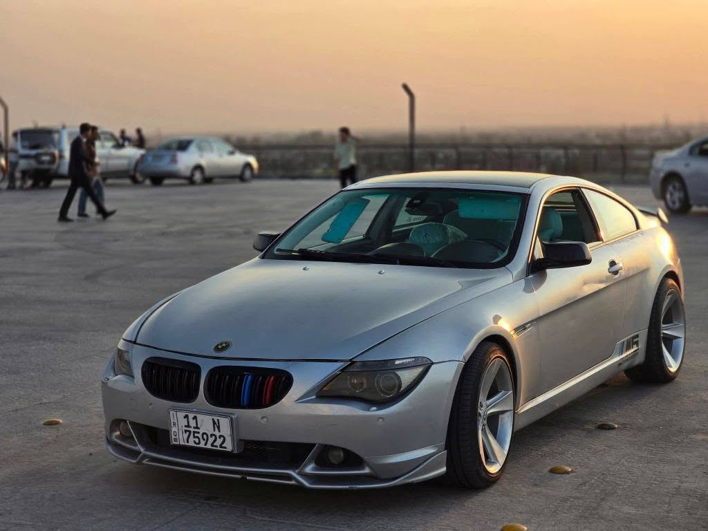 سلام عليكم 
اعادة النشر بسبب المواعيد الكاذبه 
BMW E63 BODY KIT M6 
2004
حجم السياره 645 الفئه السادسه من الفئات المميزه ونادره بالعراق
رقم.بغداد انكليزي باسمي
مواصفات كشنات جلد وتدفئه وستيرن هيتر
بانوراما فتحه وحده
شاشه اندرويد ذاكره ١٢٨
نضام صوتي دمامات جوه الكشن
حساس امامي خلفي كاميرا
سيدي جنجر ٨ اقراص
ويل ١٩ مميز هامان
محرك.كير تبريد اكسل بشرط
ماشيه ٢٣٠ 
سعرها 100 قفل ومتوازي ونزلت السعر 
*********** غير متواجد على النت النجف, العراق
