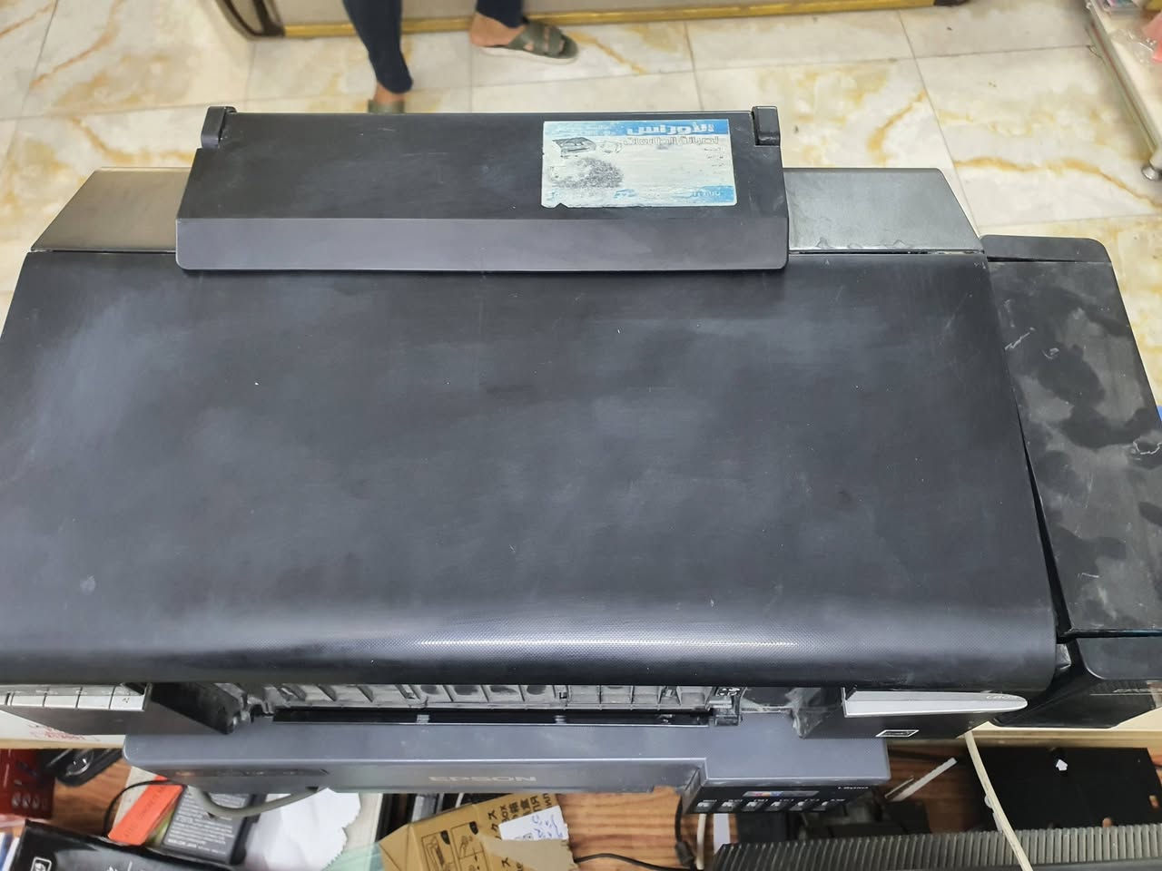 السلام عليكم طابعه ابسون L805 التيست بل منشور
الطابعه عايفها وصار عليها تراب يردالها حبر جديد تطلع صوره تحبل 
مكاني بغداد حي الفرات 
قيم وخذ بما يرضه الله 
***********
