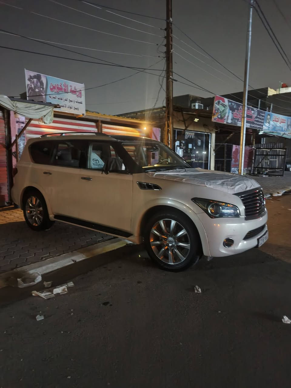 للبيع أو مراوس
نيسان انفنتي Qx56 موديل 2011 رقم أربيل مميز السيارة كفالة عامة من الضربة والصبغ
السيارة فول مواصفات شتريد بيها 
ماشية تقريباً 150 
السيارة بحالة الوكالة كلها على وضع الشركة ماملعوب بيها أبد
لكن صار بيها مشكلة بالمحرك ابيع طافية علمود لا اتعبني ولا اتعبك 
السيارة جاهزة من كلشي تخم تاير حدادية منظومة تبريد منظومة بانزين ماعايزها أي شي 
سعر السيارة 130 وسعرها مناسب ماكو هيج سعر
ومكانها ب الديوانية 
وهذا رقمي ***********
