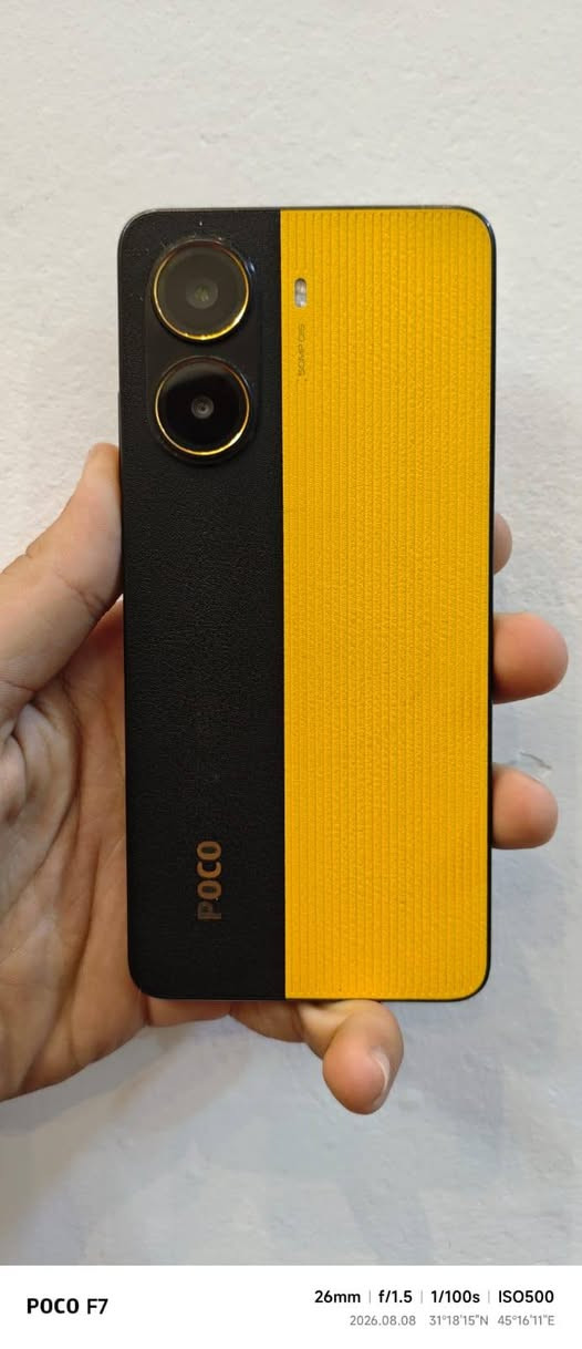 تلفون POCO X7 PRO بطاريه 97
نضافه 99% استخدام اقل السنه الجهاز نضيف كلش شخط مابي السعر خاص ***********
