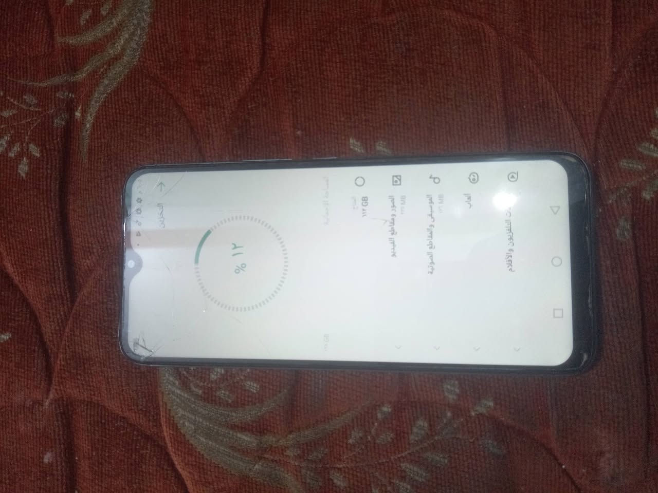 انفنكس هوت ١٠ تي • ١٢٨ جيجا • شاشة مكسورة اللمس شغال