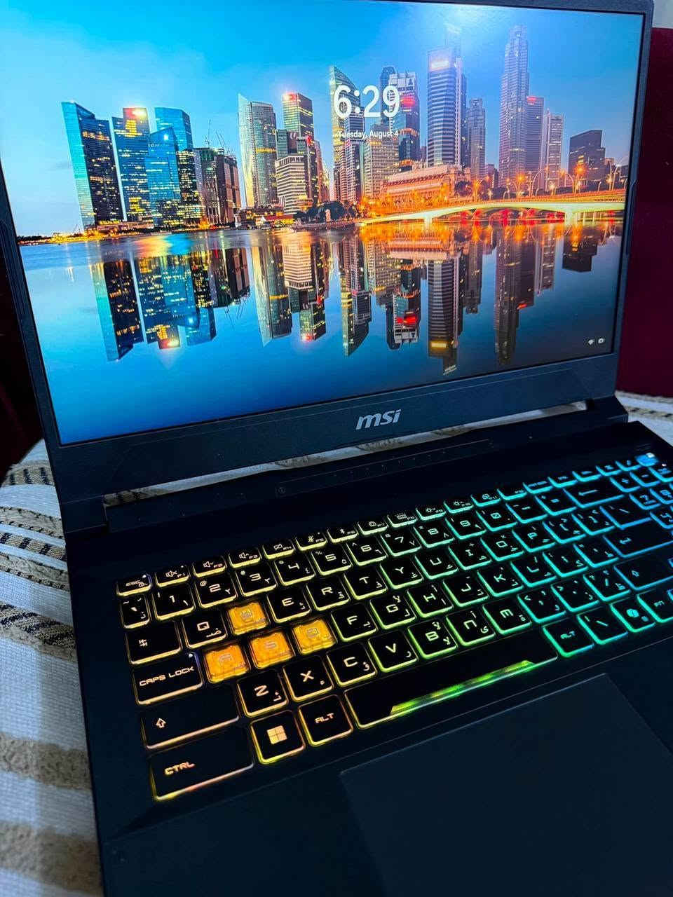 لابتوب للبيع
السلام عليكم، لابتوب كيمنك للبيع 
MSI Katana 15 HX B14W, Intel Core i9-14900HX, RAM 16GB, SSD 1TB, NVIDIA RTX 5070 8GB 2k 165hz

استعمال اقل الشهر. بعدها داخل الضمان عد النبع
جديدة حرفيا
سبب البيع، انا كضيت عمري ع ال macos
عطلت لابتوبي القديمة جبت هاي عود للتغيير وتندمت بقيت استعمل لابتوب الشركة وعايفها نايمة بالبيت

السعر 2 و400 وبيه مجال

للتواصل ***********
واتس اب 
الماسنجر يعلك عدي
