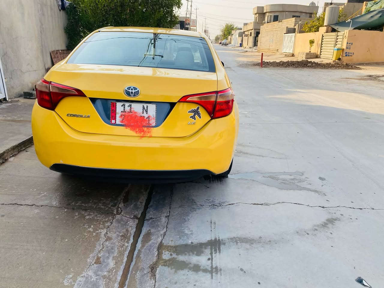 *********** كورله مديل18 بغداد ضرر جاملغ وبنيد وسحبه زغيره بشاصي ماشيه ١١٨ سياره كلش نضيفه سنويه جديده ومحرك وكير بشرط رادار بيها سياره كلش جديده سعر 134 بيهاًمجال
