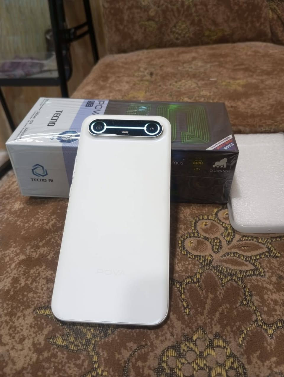 #سلام عليكم #تليفون TECNO POVA Slim 5G حبايب تليفون مواصفته ميحتاج اعرف عنها تليفون راقي كلش من كل نواحي ابحث عليه وشوف سعره ومواصفته قبل لاتاخذه اخذته طك الكارتونة قبل 10 ايام بسوك حاليا ينباع 325 اخذته بهذا سعر رجاء لتكسر بسعر ومحمد جديد قبل 10 ابام خذته نضيف حاله حال شركة *********** سبب ابيعه اريد ايفون 16 وتحياتي
