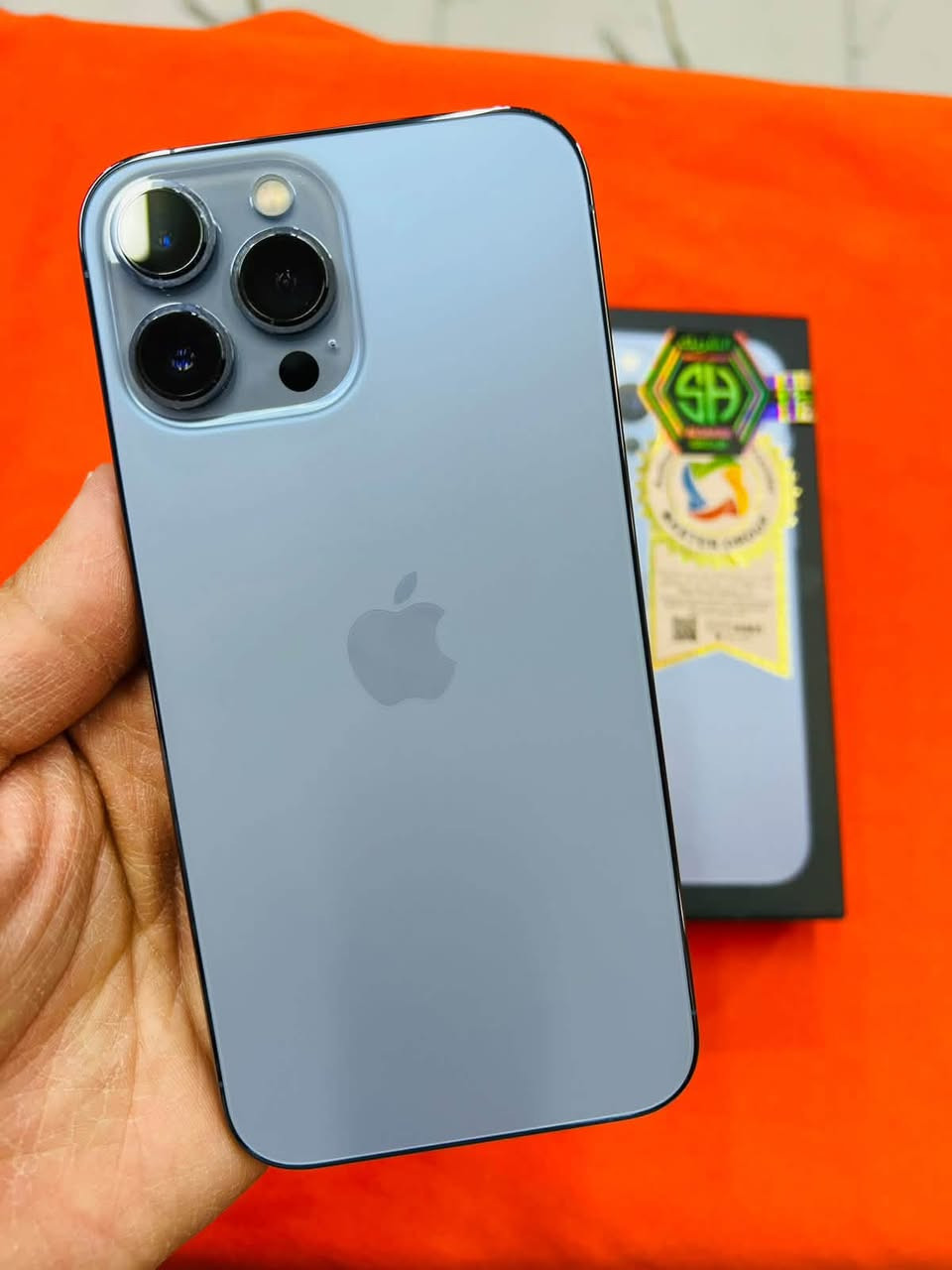 iPhone 13 pro max 
بطارية 84 ذاكرة 256 ضمان سنة ونظيف جدا ١٠٠٪؜ نظافته مع كامل الملحقات تريد السعر ادخل على الخاص اكتب تم يجيك مباشرة 💙 وشعندك للبيع او مرواس نشتري كلشي عنواني النجف ***********
