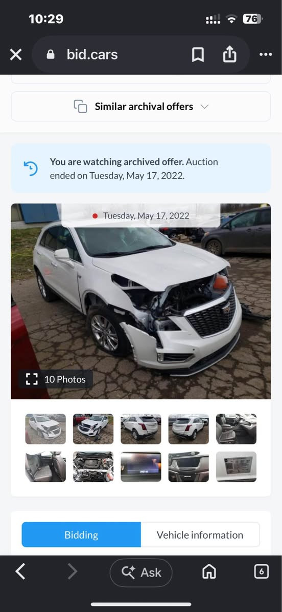 كاديلاك XT5 موديل ٢٠٢٠ بدون صبخ فول مواصفات للأخيرة رقم سنوية جديد ماشي ١٤١ الف KM مكان كركوك  سعر 173$ 
*********** كركوك, العراق
