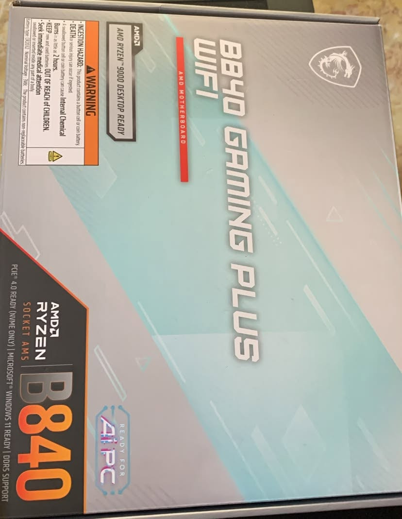 قطّع pc للبيع

Motherboard B840 GAMING PLUS WI-FI 
شغالة بس منفذ USB انشلع ويتركب ويشتغل طبيعي بدون اي مشاكل السعر 160 ألف 

وحدة تبريد Cooler Master MasterBox 600 Mid Tower 4 Fan - أسود
السعر 75الف

الرقم  ***********
