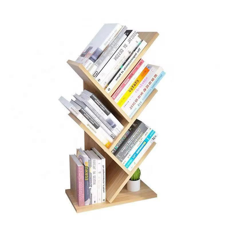 رفوف متدرجة • تصميم شجري • كتب ومجلات