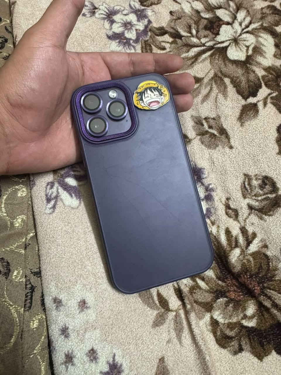 14 Pro Max
ذاكرة 256
بطاريه 100
مبدل شاشه وبطاريه فقط 
وضهر شوي بخط صغير كلش
دبل سيم 
سعر 550بي مجال
*********** الاتصال
