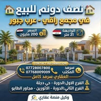 🏠نصف دونم للبيع 🏠 بمجع راقي - عرب جبور  واجهة 21 متر  السعر 200 مليون ...