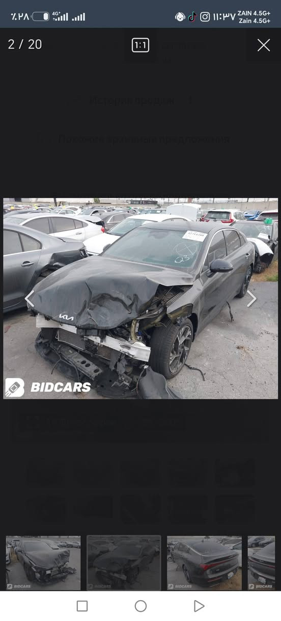 #بيع_مستعجل السلام عليكم K5 GT LiNE 2025  وارد امريكي مرقم شهداء وكاله عامه  بنفس اليوم

Kia K5 GT LiNE  2025 2.5

          حجم المكينه : 2500 تنفس طبيعي

المسافة المقطوعة :  60 الف

الضرر :  تصليح بدايت البنيد جاملغ  ايضآ تصليح الضرر مرفق معه المنشور

                    

#مواصفاتها فوول مواصفات 

1.شاشه

2.بصمه

3.ويل كب

4.كشنات جلد

5.تشغيل عن بعد

6.رادوات

7.بصمة ابواب

8.صندك يفتح عن الاقتراب

9.اشاير بالمري

10. كشافات

11.بنوراما

12.كشنات كهرباء

13.حساسات خلفيه

14.هيترات بالكشنات 

15.بكلايت + مسطره لد

16.شحن وايرليس

17.هندبريك بصمه

18. اوتو هولد

#السعر : 170 بيهه مجال لشراي  المكان الرميثه

نص مكتوب في الصور:
- 2 / 20
- BIDCARS