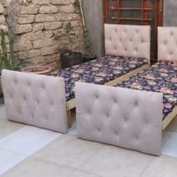 سرير نفر • ٢ قطع • مستعمل كالجديد