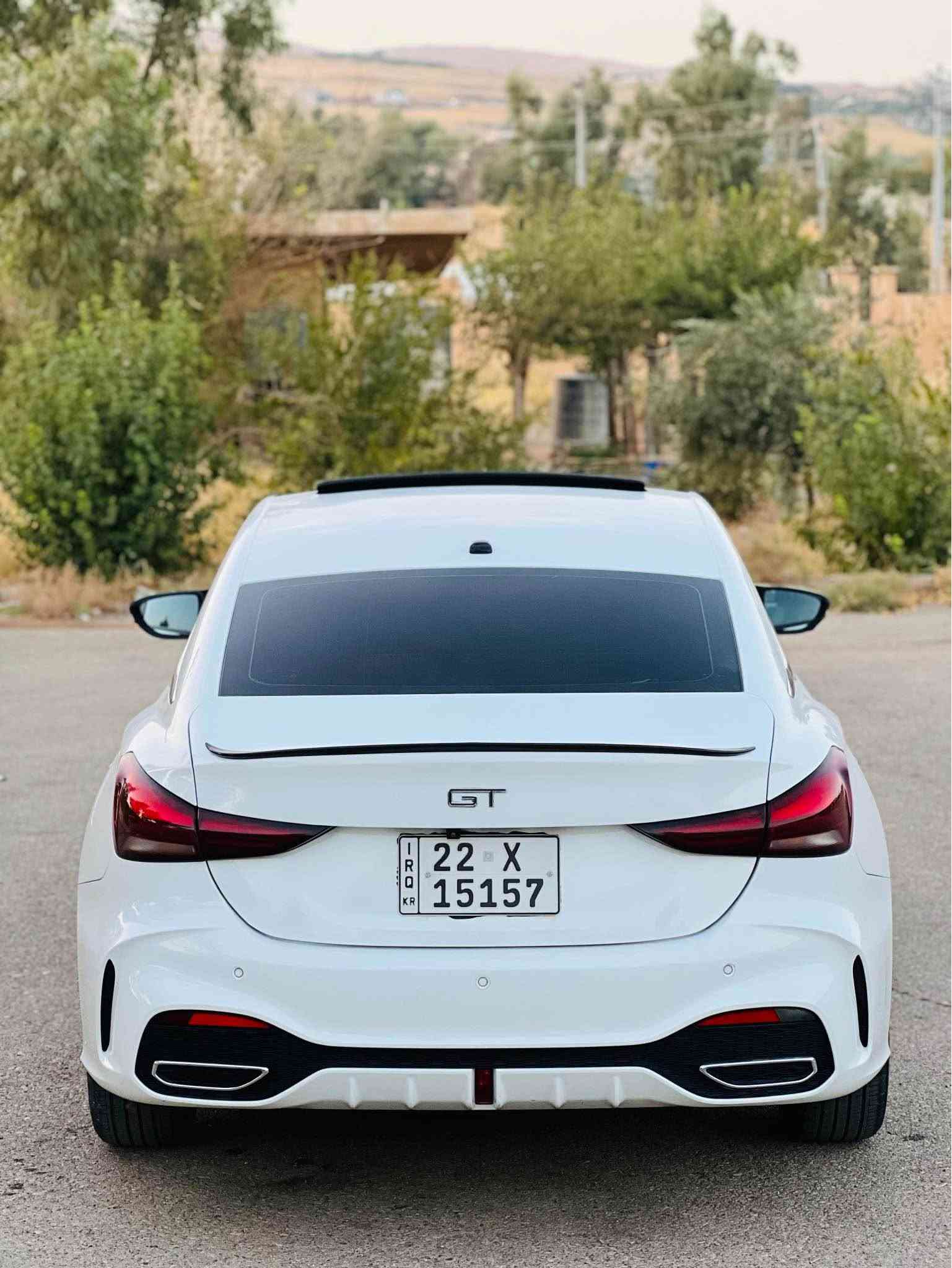 MG/GT 2025 مۆدیل  
سەیارەکە هیچ هیچ نیە تەنها شوختەکو قۆپەکی هەیە
هەموو گیانی بەشەرت
سەیارەکە بەناوخۆمانە
سەیارەکە تەنها 25 هەزار رۆشتوە
سەیارەکە فول فول مواسەفاتە
ئاوێنە شەفتە سلایتە بەسمەیە برێل بەسمەیە
سوکان ڤۆلێوم گێچ ئەلیکترۆنی 360 دەرەجە حەساسە
سەیارەکە 360 کامیرەیە 
نرخ.124
ژ.م*********** كويسينجاك, أربيل
