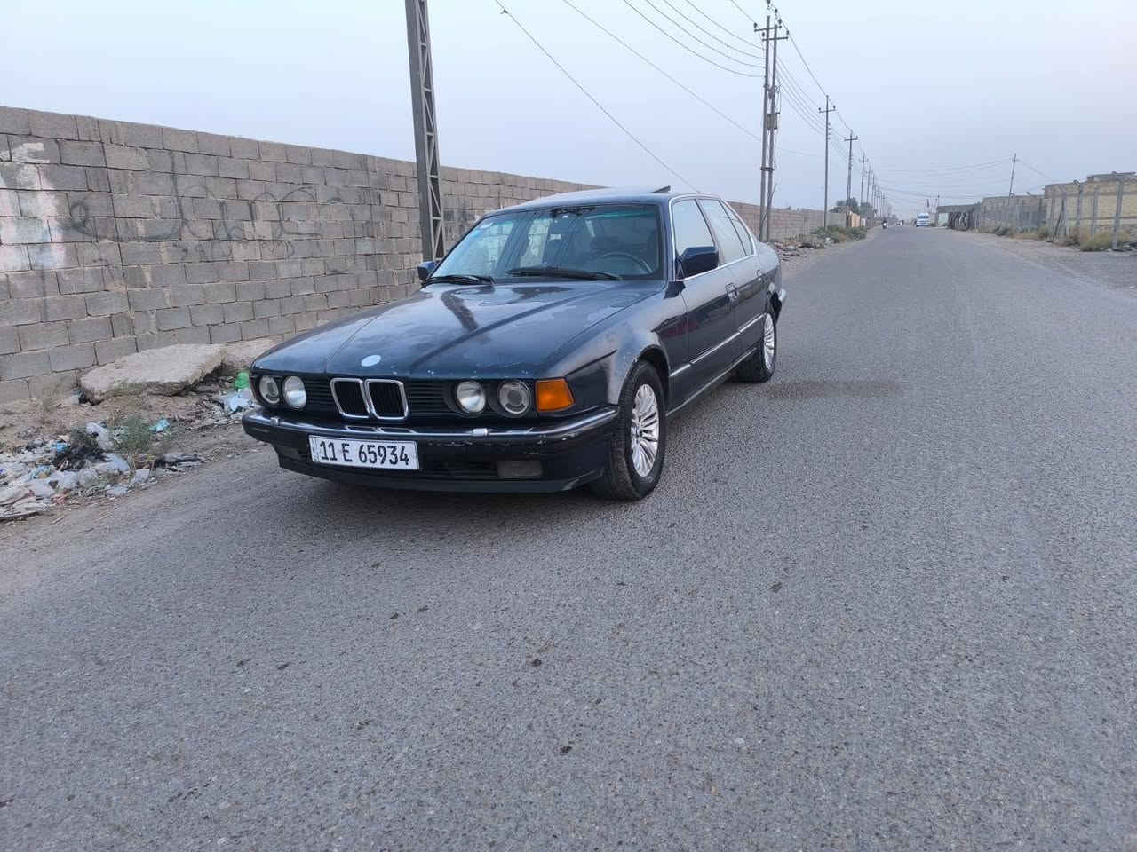 بي ام 735 • موديل ٩١ • رقم انكليزي