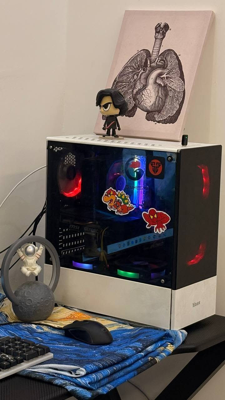 تجميعه للبيع مع يو بي اس ١٥٠٠ أوف لاين
كرت شاشه ١٦٦٠ سوبر ٦ كيكا msi
معالج رايزن ٥ ٣٦٠٠
رامات ١٦ ٣٢٠٠ RGB ٢×٨ 
بورد B450 RGB ٤سلوت رام يعني تكدر تضيف بعد قطعتين
الذواكر 1T HHD + 512M.2
ال M. 2 من لكسر
مبرد المعالج هوائي من ديب كول
السعر ٦٥٠ قفل قفل
المكان كربلاء الحسينيه
رقم واتساب فقط ***********
لا يوجد توصيل نهائيا
