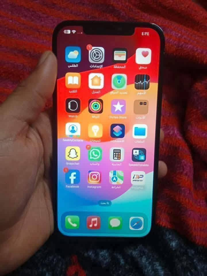 iPhone 12 pro max
ايفون12 برو ماكس جهاز نضيف جديد مبدل شاشه 
ذاكره 256 بطاريه72 سعر٢١٥
***********
