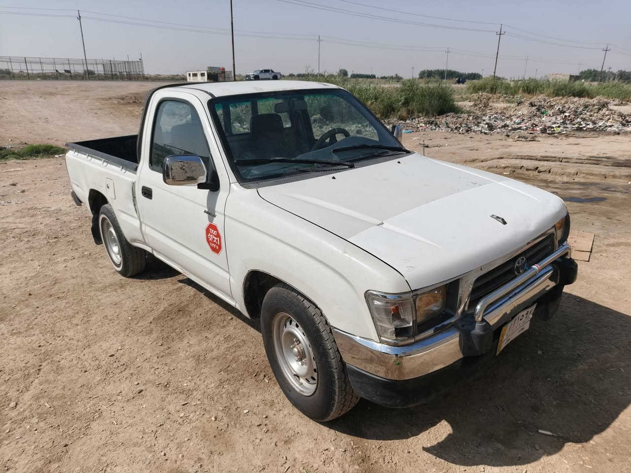 السلام عليكم بيك اب فلاحيه مديل 2001مكينه وكير واكسل مكفولات تخم تاير جديد حداديه نضيفه رقم بغداد  سعر ٨٥ وبيه مجال عنواني الكوت  للاستفسار ***********
