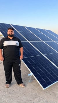 طاقة شمسية • ١٠ جينكو 620W • انفيرتر 6.6kW DEYE